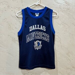 Official NBA Dallas Mavericks Kids Blue Jersey size L